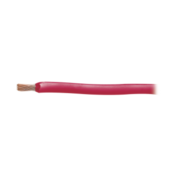 Cable 8 awg color rojo,Conductor de cobre suave cableado. Aislamiento de PVC, auto extinguible. BOBINA 100 MTS