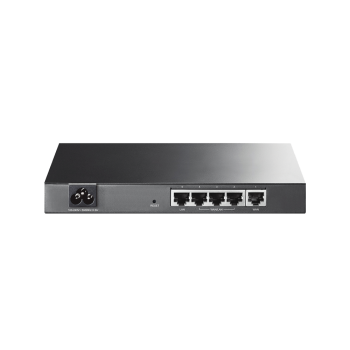 Router Balanceador de Carga Multi-Wan, 1 puerto LAN 10/100 Mbps, 1 puerto WAN 10/100 Mbps, 3 puertos Auto configurables LAN/WAN, Sesiones Concurrentes 10,000 para Pequeña Oficina