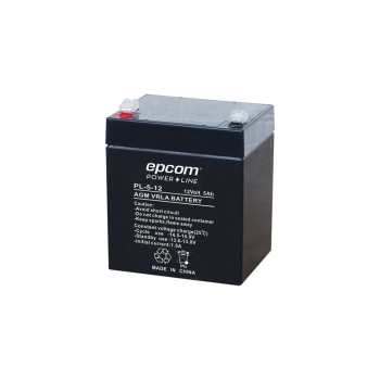 Bateria AGM/VR, 12 Vcd; 5 Ah. Para sistemas de respaldo de energia en sistemas de seguridad electronica