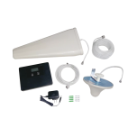 Kit de Amplificador de Señal Celular | Doble Banda | Mejora las Llamadas y los Datos 4G LTE y 3G | 70 dB de Ganancia Máxima para cubrir áreas de hasta 500 metros cuadrados