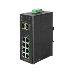 Switch industrial administrable de 8 puertos 1000T + 2 puertos SFP 1000X